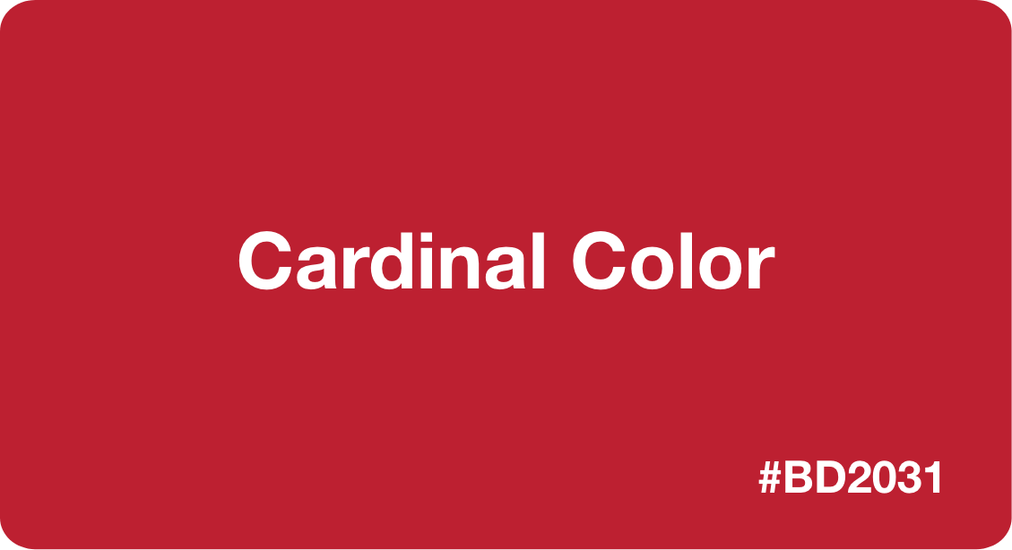 Cardinal Color HEX Code BD2031